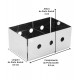 Porta Sachê 9,5cm Por 5,5cm Por 4cm De Aço Inox Mimo Style
